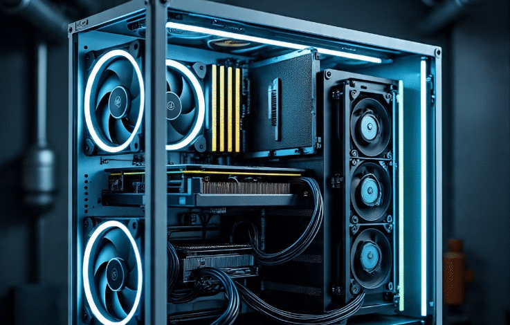 kalolary 6 gpu mining open case