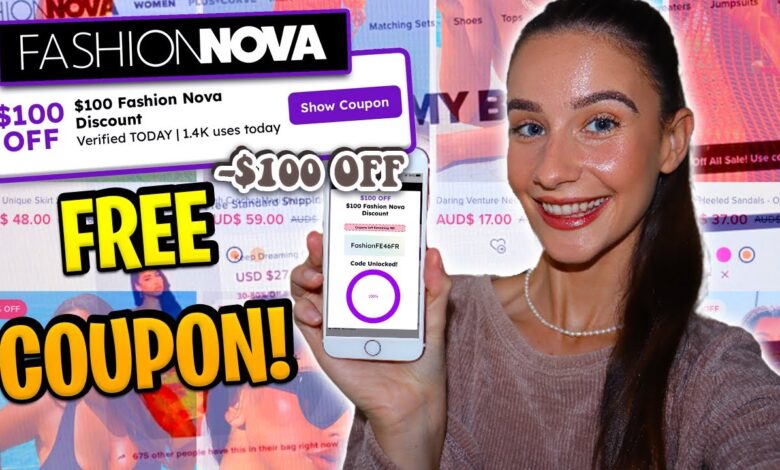 Fashion nova coupon
