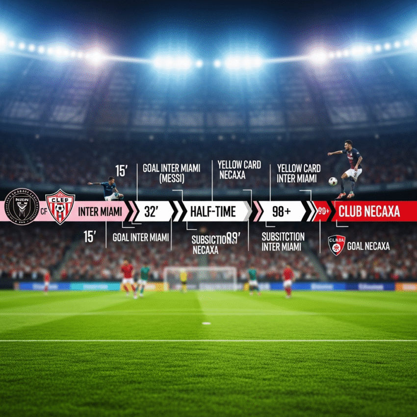 inter miami vs necaxa timeline