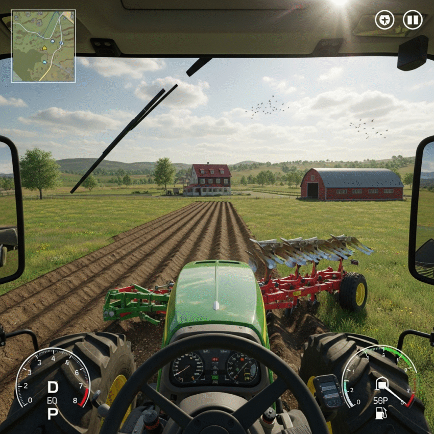 real tractor driving games 3d
