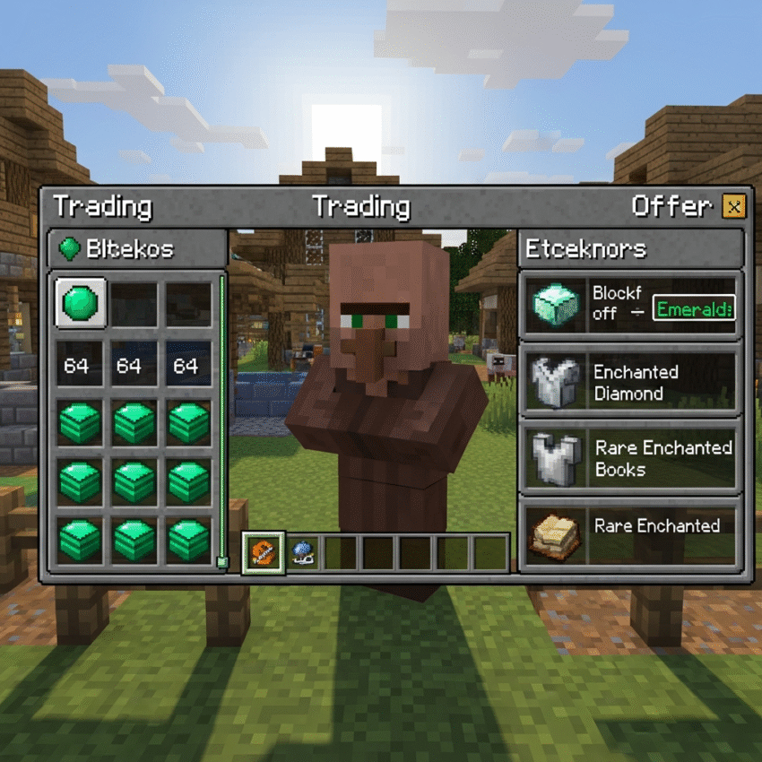 minecraft villager trades